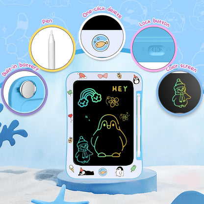Genialba 2 Pack LCD Writing Tablet Kids Colorful Screen Pink & Blue