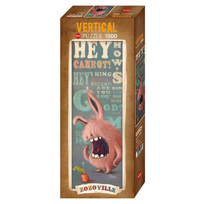 Carrot Zozoville 1000 Piece Panoramic Jigsaw Puzzle Heye