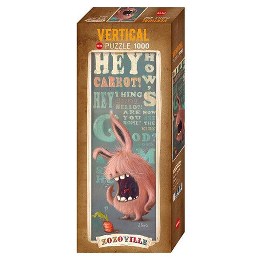 Carrot Zozoville 1000 Piece Panoramic Jigsaw Puzzle Heye