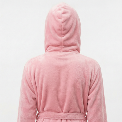 Women’s Plush Hooded Robe - Spa-Worthy Comfort at Home